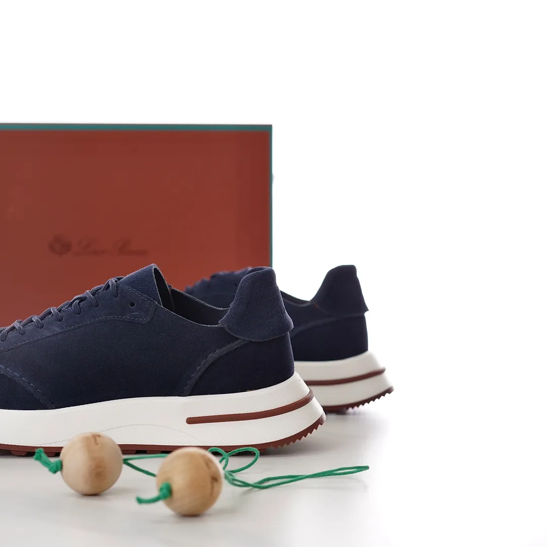 Factory price: 480💰 loro men's shoes💰iana/L men's shoes💰 Size: 38-45, customized 45 non-returnable Materials: The upper is made of elastic cloth for routing. Anti-fleece fabric is wrapped on the front and back to ensure stability. The back is equipped with a cushion to improve wearing comfort. Breathable mesh shoes. Elastic cloth inner𥚃 latex mesh insole. Sole I Men's Shoes💰Foam Combination T Men's Shoes💰U Outsole